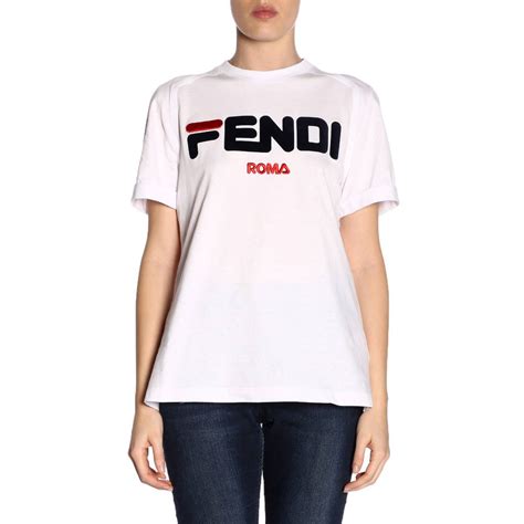 fendi white and black dres|fendi shirts for women.